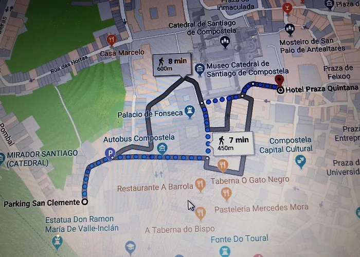 Hotel Praza Quintana Santiago de Compostela